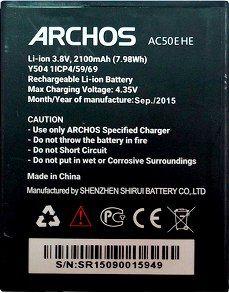 Archos 50E Helium (AC50EHE) 2100mAh Li-ion, оригінал