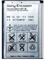 Sony Ericsson J300 (BST-36) 750mAh Li-Polymer, оригінал